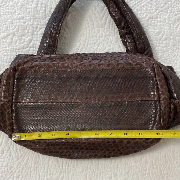 Python Snakeskin Shoulder Bag - Picture 6 of 17